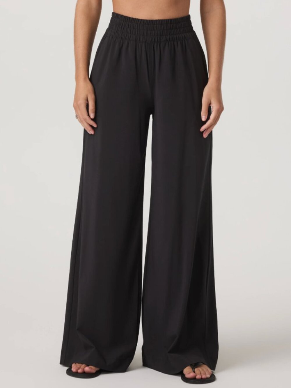 Villa Wideleg Pant, Black - Size M, Short